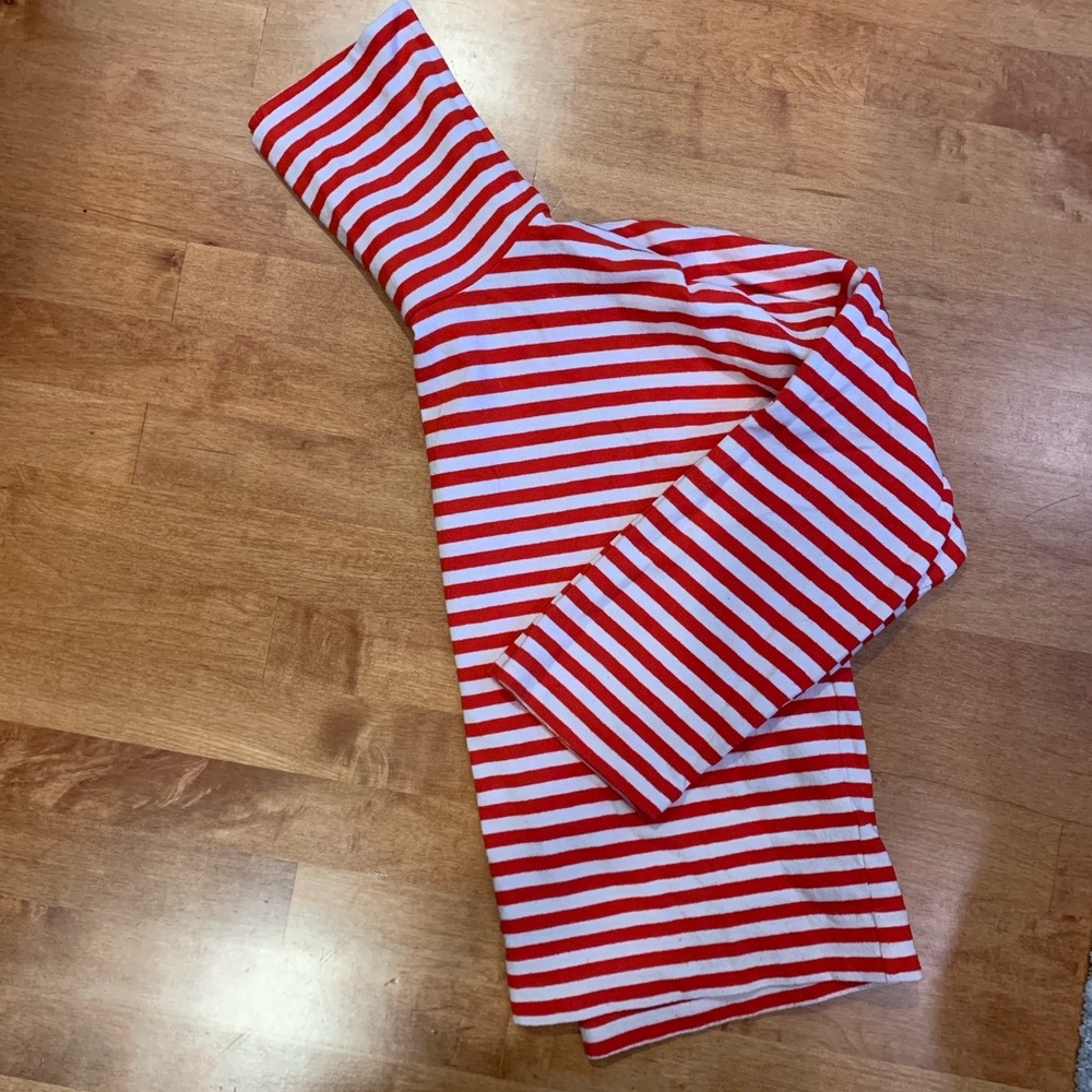 J. Crew Oversized Striped Turtleneck, Small